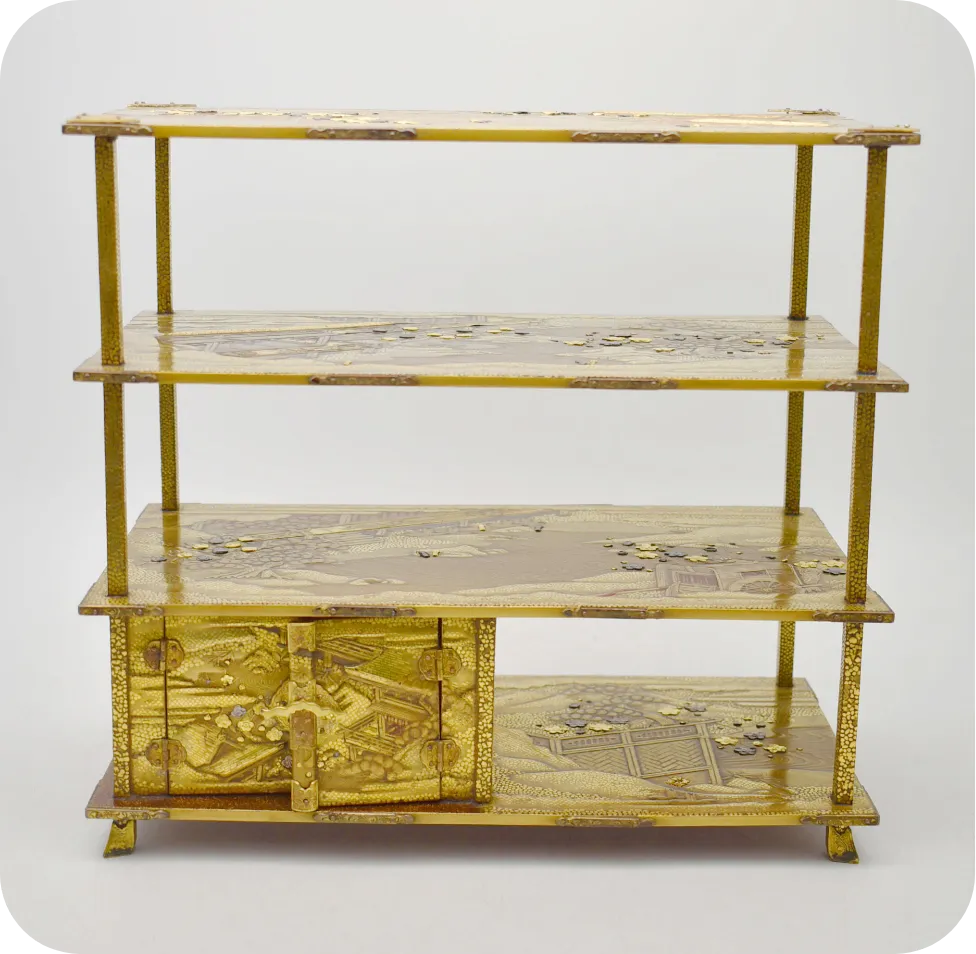 京都 清水焼六兵衛 呉須赤絵