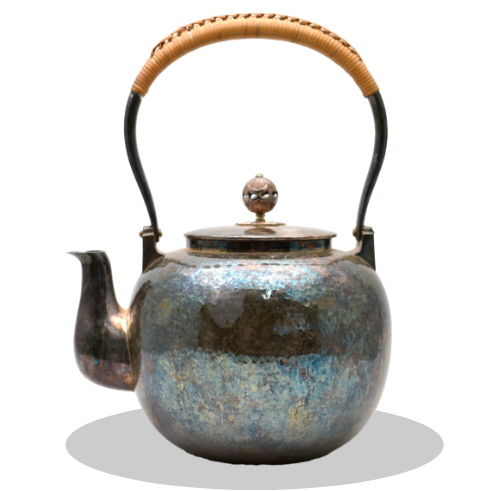 銀製 金工師森川勝峰 銀瓶