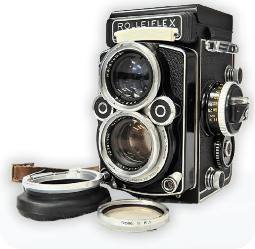 ローライフレックスカメラ
