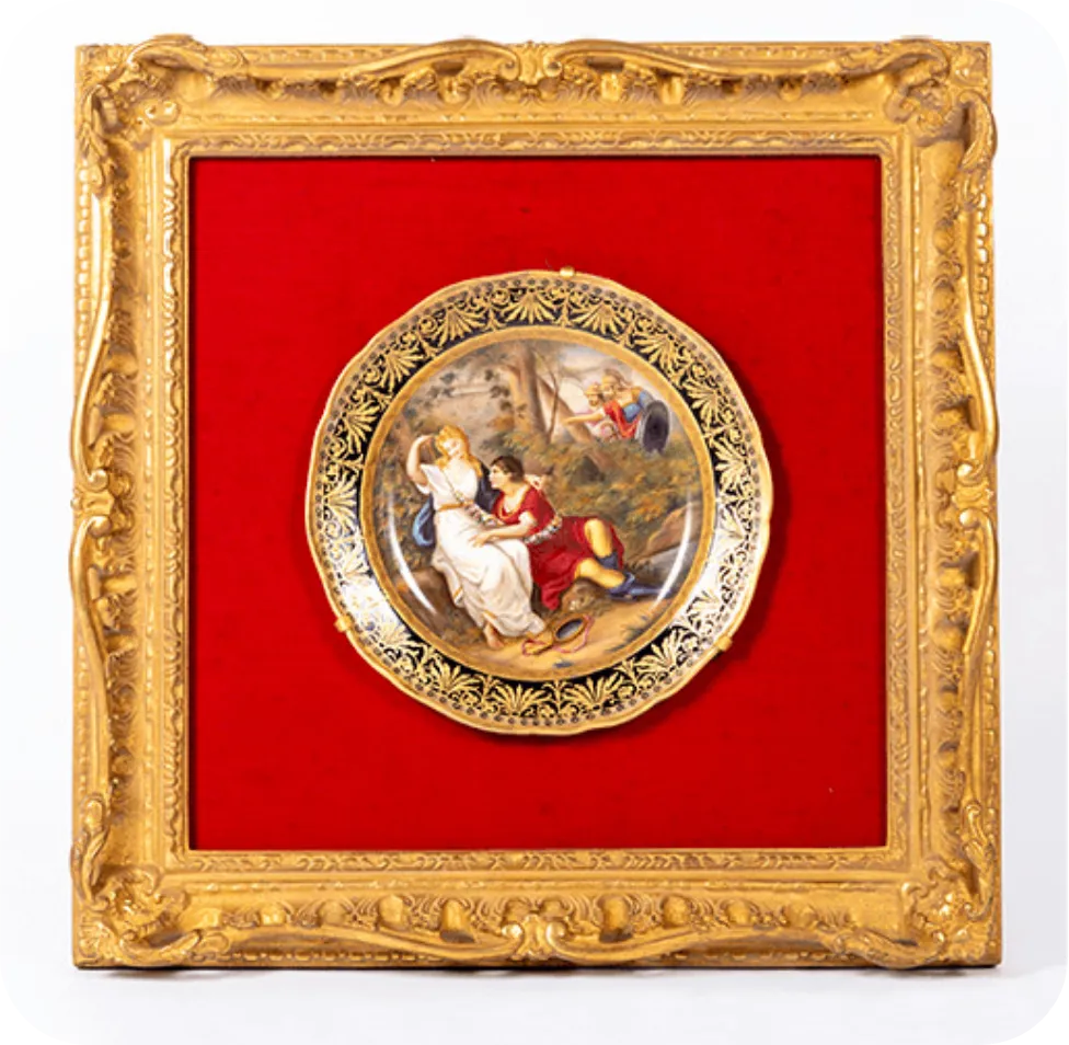 アンティーク洋風飾皿